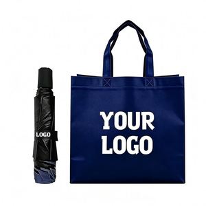 With Custom Logo Printing Wholesale Promotional Gift Business Personalized 3 Folding Umbrella - Product Image 1