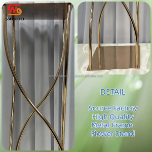 Centros de Mesa de Hierro Liso de 80 cm para Decoración de Bodas y Eventos - Product Image 2