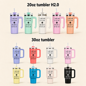 Custom Western Art Font Stainless Steel Vacuum Tumbler with Handle Lid Straw 14oz-40oz UV Laser Silk Print Leak-Proof BPA Free - Product Image 4