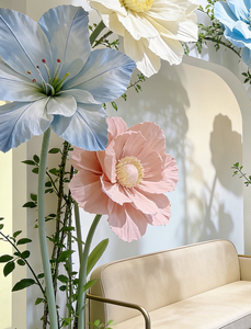 L-103 Nouveauté : Guirlandes géantes en EVA pour arches, fleurs fraîches et chaudes, pour mariages, chambres de mariées, murs photo et décorations d'expositions intérieures. - Product Image 2