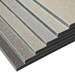 PVC tường Bảng điều khiển 18mm không thấm nước cách âm chống ẩm với thiết kế đồ họ<span class=keywords><strong>a</strong></span> cho hộ gia đình & Thương mại sử dụng - Product Image 4