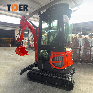 TDER 1.8t油圧ミニショベル1.8トン掘削クローラーキャビン付き - Product Image 4