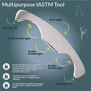 IASTM Sport IASTM Instrumento Gua Sha Herramienta de raspado de masaje Movilización de tejidos blandos <span class=keywords><strong>para</strong></span> fisioterapia Piernas Brazos - Product Image 3