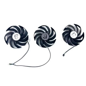 ใหม่พัดลมระบายความร้อนสำหรับการ์ดจอ GPU 90มม., พัดลมระบายความร้อนสำหรับ <span class=keywords><strong>MSI</strong></span> <span class=keywords><strong>GeForce</strong></span> <span class=keywords><strong>RTX</strong></span> 3060 3070 3080 3090 <span class=keywords><strong>3060Ti</strong></span> 3070TI เกม X พัดลมกราฟิกการ์ดสามตัว - Product Image 2