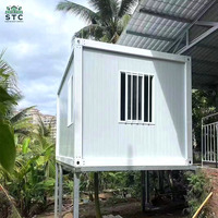Maison préfabriquée détachable de 20 pieds, mini-maison préfabriquée de luxe de 40 pieds, maison modulaire en conteneur, maison de camping préfabriquée, conteneur détachable