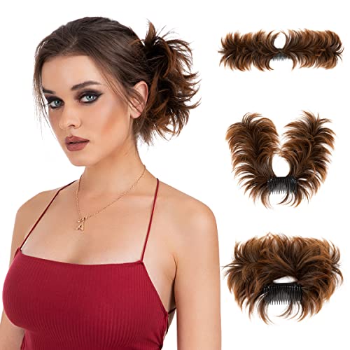 Ginger brown and light auburn tips-s