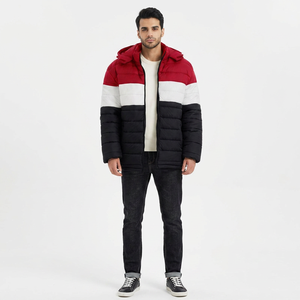 Plus Size Loose Fit Lightweight Canvas Custom Puffer <b>Jackets</b> Stand Front <b>Fleece</b> <b>Lining</b> Premium Insulated Winter <b>Jacket</b> for Men - Product Image 1