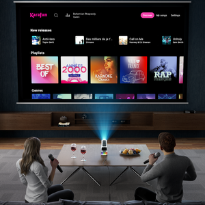 Đánh Giá Cao Tự Động Tập Trung 4K HD <span class=keywords><strong>LCD</strong></span> 3.0 "Native 1920X1080P Android 13 Wifi6 Bt LED Nhà Hát Chiếu Với Đứng Cơ Sở - Product Image 5