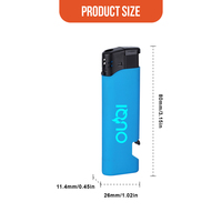 Briquet électronique jetable portable moderne de haute qualité avec logo personnalisé et ouvre-bouteille