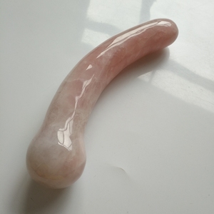 Gode en cristal quartz rose sculpté à la main baguette en cristal énorme gode artificiel baguette pour femme cadeaux sexy - Product Image 3