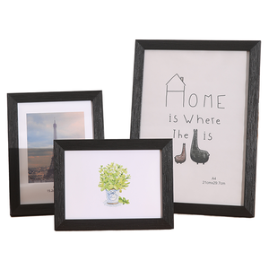 Tùy Chỉnh <span class=keywords><strong>PS</strong></span> Tường Nghệ Thuật Vẽ Tranh Khung Vàng Đơn Giản Đen Trắng A4 Giấy Chứng Nhận Ảnh Nhựa Hình Ảnh Khung Bán Buôn - Product Image 1