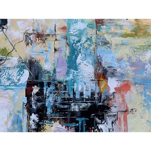 Arte Moderno, Textura 3D Abstracta, Lienzo Acrílico Original, Arte de Pared de Naturaleza Muerta, Estilo Wabi Sabi, Pintura Hecha a Mano para Sala de Estar de Hotel - Product Image 4