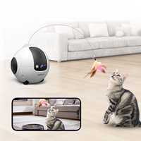 Caméra robot pour animaux de compagnie intelligente avec suivi automatique, sans fil, mobile, IP, 4MP, avec audio bidirectionnel