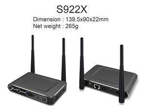 Owerful-Smart 922X Ox mlogic 922X nndroid 9,0 UAL III 1000M 4.4.2 4 OME Home et Top Box - Product Image 3