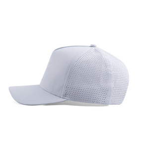 OEM personnalisé de haute qualité hommes 5 panneaux non structurés broderie tissé Patch Logo Nevy Blue Snapback Cap Gorras Rope Hat - Product Image 6