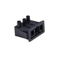 Connecteur mâle BELEKS 250V 16A, 3 broches, boîtier en nylon PA66, contacts en alliage de cuivre, réutilisable pour le câblage domestique et industriel LED