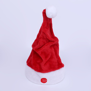 Offre Spéciale Électrique Père Noël Chapeau <span class=keywords><strong>De</strong></span> Noël Magique Danse Chant En Peluche Chapeau D'oscillation Chapeau <span class=keywords><strong>de</strong></span> Père Noël - Product Image 6