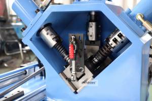 Byfo Roestvrij Staal Hvac Kanaal Hoek Ijzeren Flens Maker <span class=keywords><strong>Machine</strong></span> Hoek Ijzer Productielijn - Product Image 3