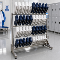Séchoir et désinfecteur de bottes commercial avec température réglable pour abattoirs et usines laitières