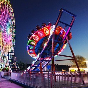 Manège Soucoupe Volante UFO pour 24 Personnes, Équipement d'Amusement en Acier et Fibre de Verre Certifié ISO9001/CE, Garantie 12 Mois pour Parcs - Product Image 6