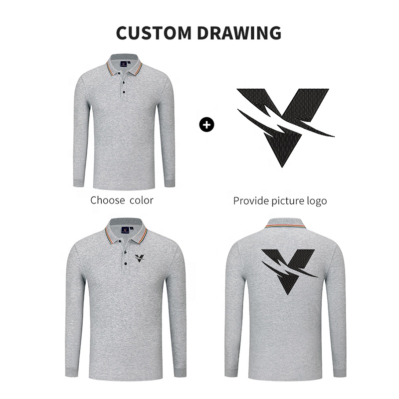 tangram 　LOGO LONG SLEEVE POLO SHIRTS tangram LOGO LONG SLEEVE POLO SHIRTS Long Sleeve Polo Shirts