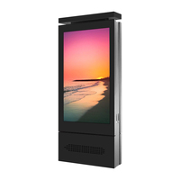 Grand écran lcd de 20x65 pouces de géant, pour la publicité ou la arrêt d'un bus