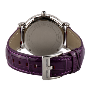 Relojes para Hombre y Mujer de Marca Premium con Cristales, Cristal de Zafiro, Esfera Giratoria, Reloj de Pulsera de Cuarzo de Acero Inoxidable - Product Image 6