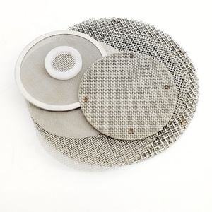 Filtre à air en maille métallique enveloppée en acier inoxydable 304 personnalisé en gros, disque filtrant rond, forme carrée - Product Image 4