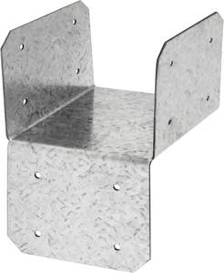 4 Pcs Connecteur d'ancre de solive en argent pour 4x4,4x6,4x8 Poutre ou goujon en acier galvanisé Toit Tie Header Hanger Joint Post Cap - Product Image 5