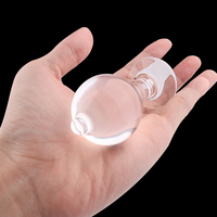 Meilleur jouet anal en verre transparent en forme de boule de cristal, petit, grand, lourd, pour bouteille