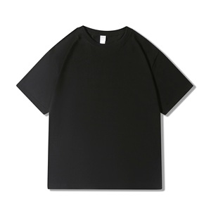 เสื้อยืดคอตตอน 100% หนัก 230 กรัม แบบสั่งทำพิเศษ OEM ODM ทรงโอเวอร์ไซส์ คอกลม แขนสั้น ไม่มีลาย พร้อมสกรีนโลโก้ - Product Image 2