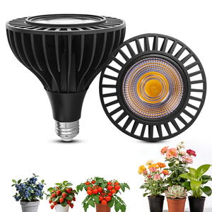 Ampoules LED E26 E27 PAR38 à spectre complet lumière du jour 5000K, projecteur PAR38, lampes LED d'intérieur pour la culture des fleurs et des fruits - Product Image 1