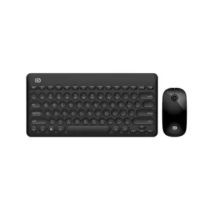 Pemasok OEM keyboard kompak nirkabel dan mouse senyap untuk PC komputer laptop Mac keyboard nirkabel dan mouse combo