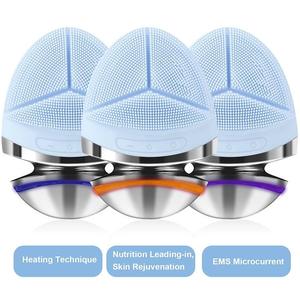 Shein <span class=keywords><strong>Tiktok</strong></span> 4 en 1 brosse nettoyante pour le visage en profondeur Silicone nouveau câble USB charge voyage arrivée brosse électrique pour le visage - Product Image 2