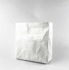 Vente en gros de sac à lunch isotherme en papier PAPTIC biodégradable avec logo personnalisé - Product Image 5
