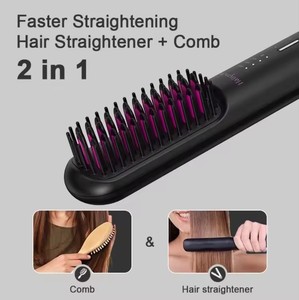 <span class=keywords><strong>Brosse</strong></span> <span class=keywords><strong>lissante</strong></span> sans fil portable <span class=keywords><strong>pour</strong></span> homme, <span class=keywords><strong>brosse</strong></span> à <span class=keywords><strong>barbe</strong></span> <span class=keywords><strong>chauffante</strong></span> rapide, mini peigne chauffant électrique - Product Image 5