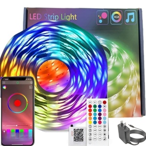 5m <span class=keywords><strong>12V</strong></span> <span class=keywords><strong>LED</strong></span> Strip ánh sáng 3535 RGB 24key điều khiển từ xa thông minh trang trí phòng Dải Luces <span class=keywords><strong>Led</strong></span> Lights Đối với trang chủ - Product Image 1