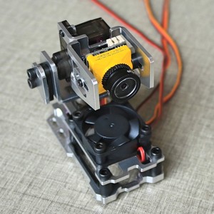 Soporte de Inclinación y Giro Servo de Doble Eje para Seguimiento de Cabeza FPV, Kit de Gimbal para Cámara Aérea para Dron RC, Juguete STEM 2 K22 - Product Image 4