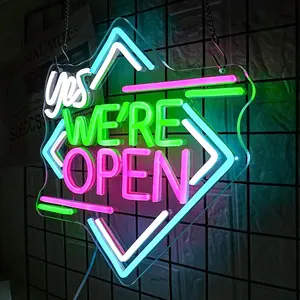 Insegna Luminosa <span class=keywords><strong>LED</strong></span> Personalizzabile Vintage Retrò con Lettere in Acrilico per Decorazione Murale di Bar - Product Image 2