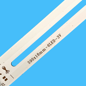 โรงงานจีนราคาถูกยอดนิยมจัดหาแถบไฟแบ็คไลท์ทีวีอเนกประสงค์ 3V 6V 2W 6 LED สำหรับเลนส์กลมขนาด 32 นิ้ว 590 มม.*18 มม.*1.0 มม.24 - Product Image 2