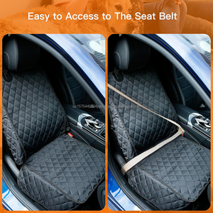 Funda Impermeable para Asiento Delantero de Coche, Protección Total, Funda para Asiento de Coche para Perros con Solapas Laterales, Funda Protectora contra Arañazos para Asiento Tipo Capitán - Product Image 4