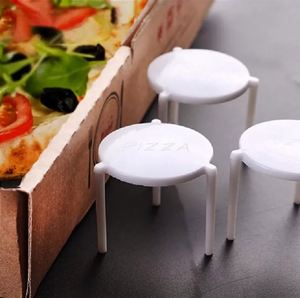 Trípodes de Plástico Desechables para Pizza con Logotipo Personalizable y Diseño Personalizado - Product Image 3