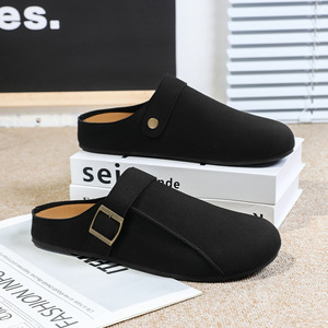<span class=keywords><strong>Chaussures</strong></span> à enfiler fermées pour hommes, style célébrité, en PU artificiel, semelle extérieure en caoutchouc, polyvalentes pour l'extérieur - Product Image 3