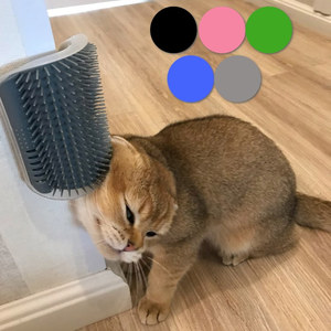 Rascador de pared para perros y gatos, muebles de protección con cepillo de hierba gatera, esquina, superventas - Product Image 2