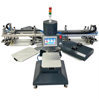 Máquina de Impresión de Serigrafía Rotativa de 8 Estaciones y 2 Colores, Máquina Automática de Impresión de Serigrafía Nueva para Camisetas