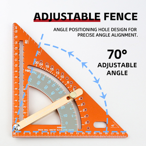 Outil de mesure et de marquage <span class=keywords><strong>d</strong></span>'<span class=keywords><strong>angle</strong></span> avec règle <span class=keywords><strong>d</strong></span>'<span class=keywords><strong>angle</strong></span> réglable de précision - Product Image 2
