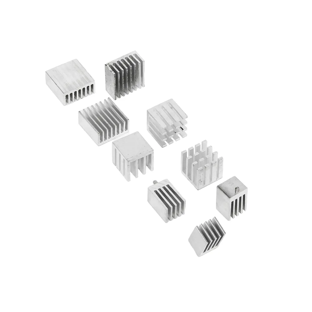 White and black anodized lamp controller, radiator aluminum profile