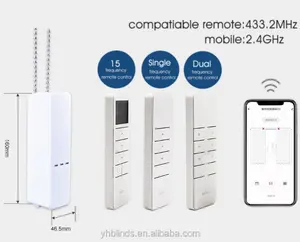 Nuova Cina produce kit motore per tende a catena intelligente per app wifi con telecomando