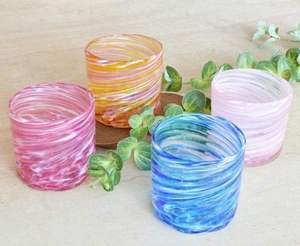 Fabricant japonais tasse en verre transparente fabriquée à la main très unique - Product Image 3
