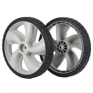 Roue en plastique PVC de 12 pouces, pour le remplacement de roue de chariot de tondeuse à gazon - Product Image 1